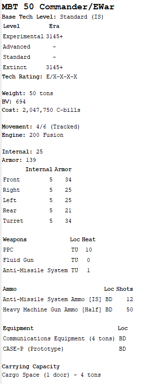 To War is Human, To Design? Divine (Battletech Design Plan Quest) What ...