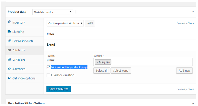 product-attrbutes