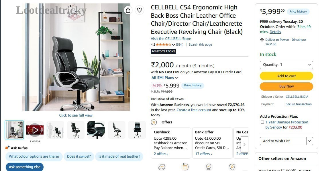 Office Chair Ad | Loot Deal