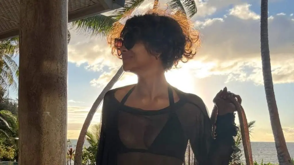 Halle Berry's Daring Beach Look