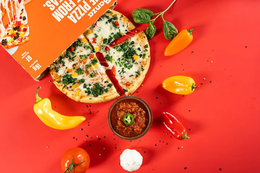 Shakshuka Pizza with Za’atar Lamb Meatballs