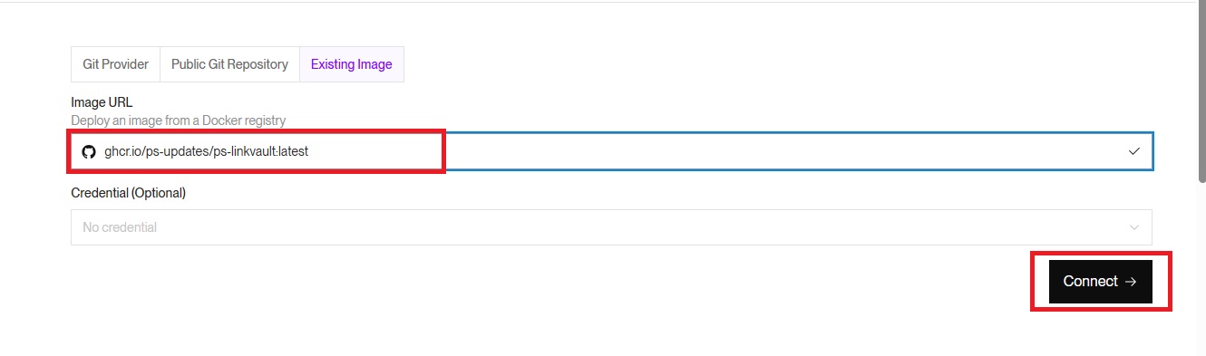 Render deployment step 3: Docker image configuration