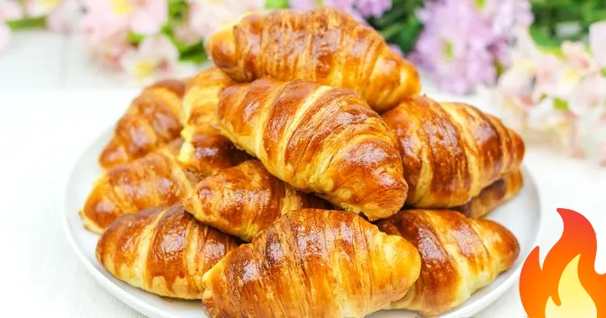 Постер Воздушные булочки-круассаны