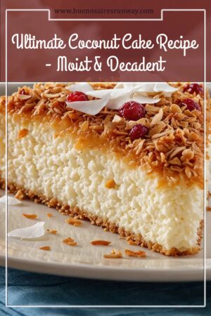 Ultimate Coconut Cake Recipe - Moist & Decadent