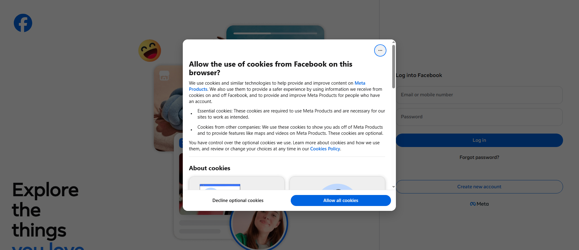 Forensic screenshot of [REDACTED] showing the phishing page layout