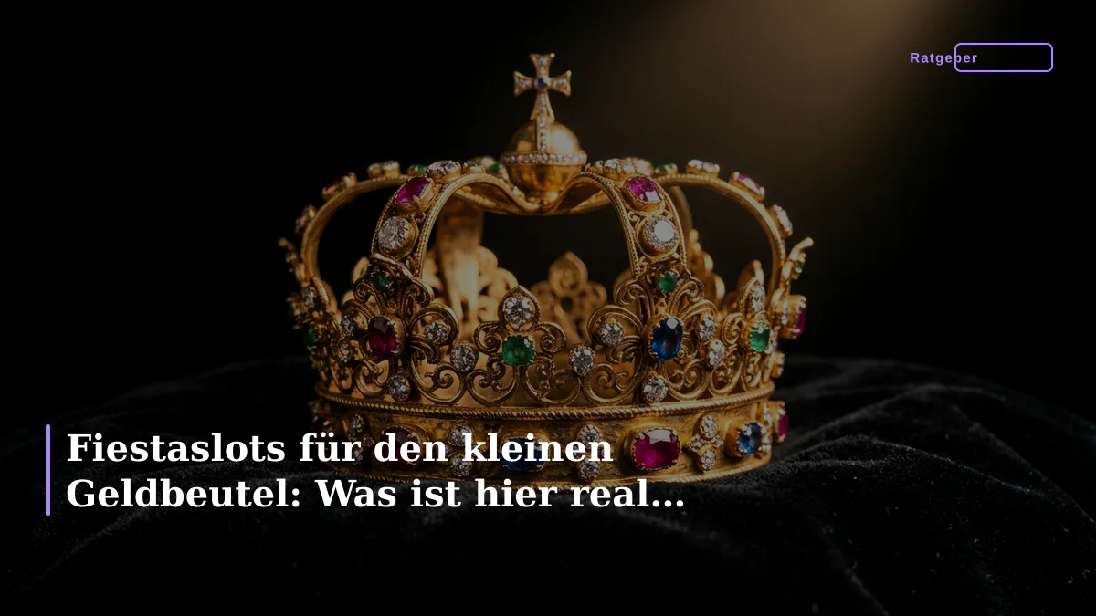 Fiestaslots für den kleinen Geldbeutel: Was ist hier real wertvoll?