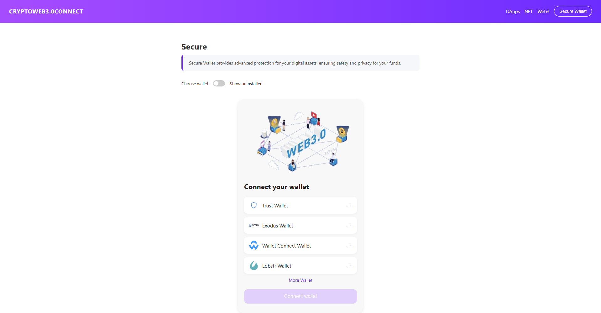 Screenshot of ledgerbridgex.com