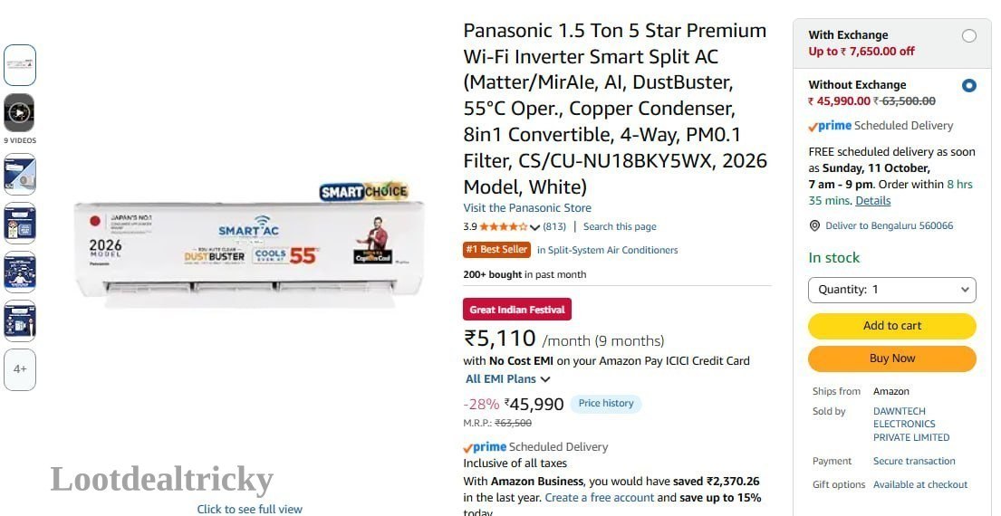 Panasonic 1 5 – Just ₹40 | Loot Deal