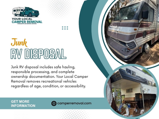 Choosing professional Junk RV Disposal before these problems become worse can prevent additional property concerns and eliminate future headaches.

Phone no: +1(844) 474-2429

Read Our Blogs:
https://camperremovalservices.wordpress.com/
https://camperremovalservices.medium.com/
https://camperremoval.wixsite.com/rvremoval/

More Links:
https://beacons.ai/camperremovals
https://gravatar.com/camperremovalservices
https://www.blurb.com/user/camperremova
https://www.flickr.com/people/camperremovalservices/