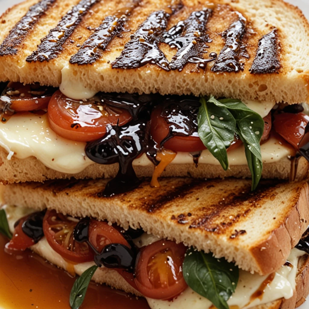 Grilled Raisin Balsamic Jus Sandwich Melts
