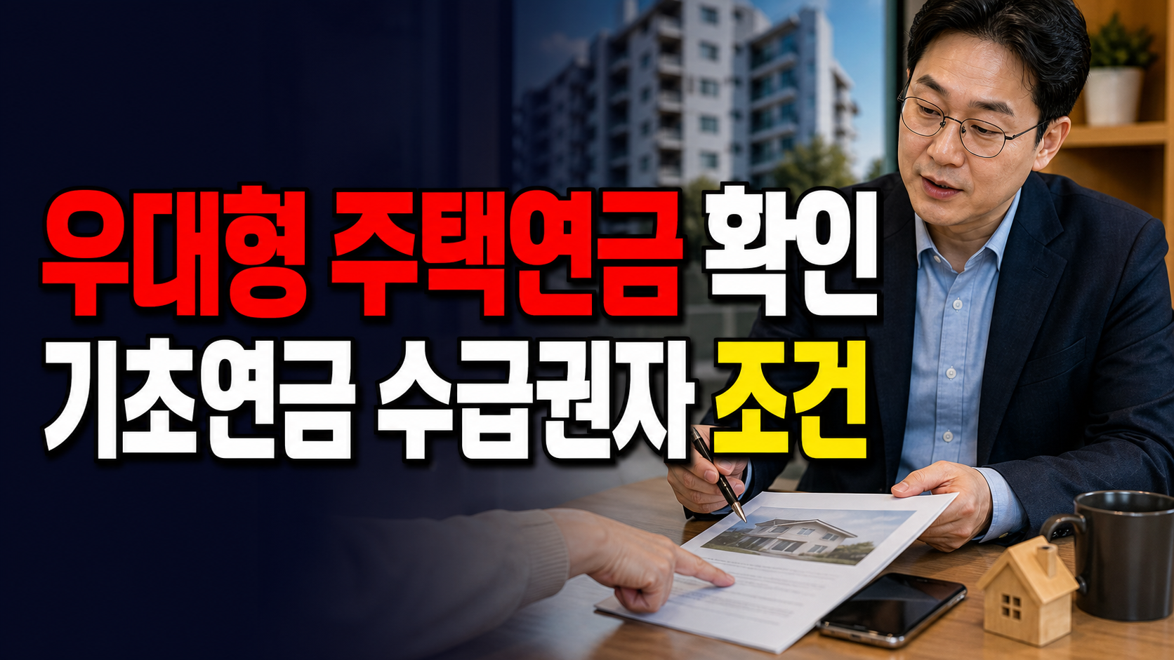 부부 중 1명 기초연금 수급권자여도 우대형 주택연금은 2.5억원 기준에서 갈립니다 관련 핵심 정보를 상징적으로 보여주는 썸네일 이미지