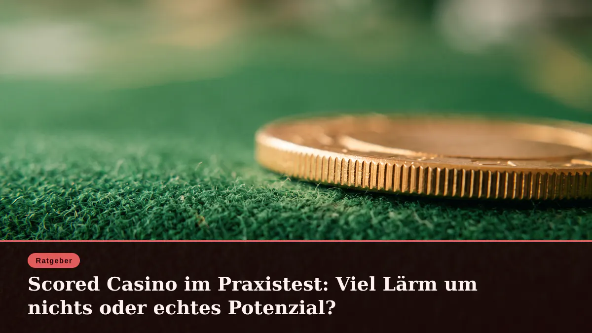 Scored Casino im Praxistest: Viel Lärm um nichts oder echtes Potenzial?