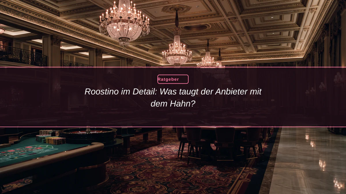 Roostino im Detail: Was taugt der Anbieter mit dem Hahn?