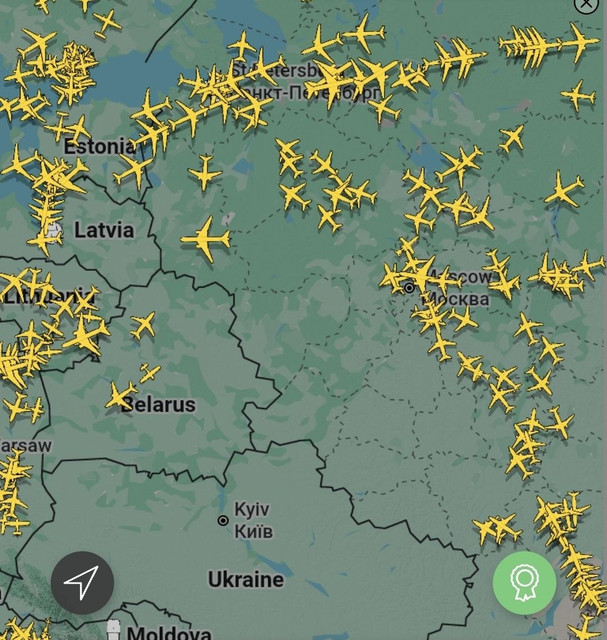 Закрите небо над па Рашею