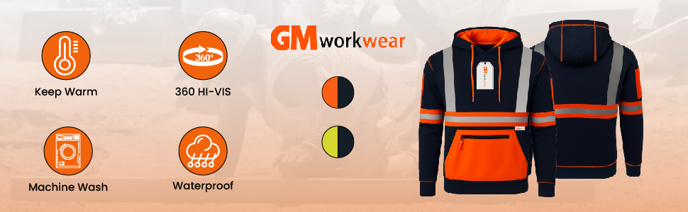 Warmth, visibility, machine wash and weather-protection overview