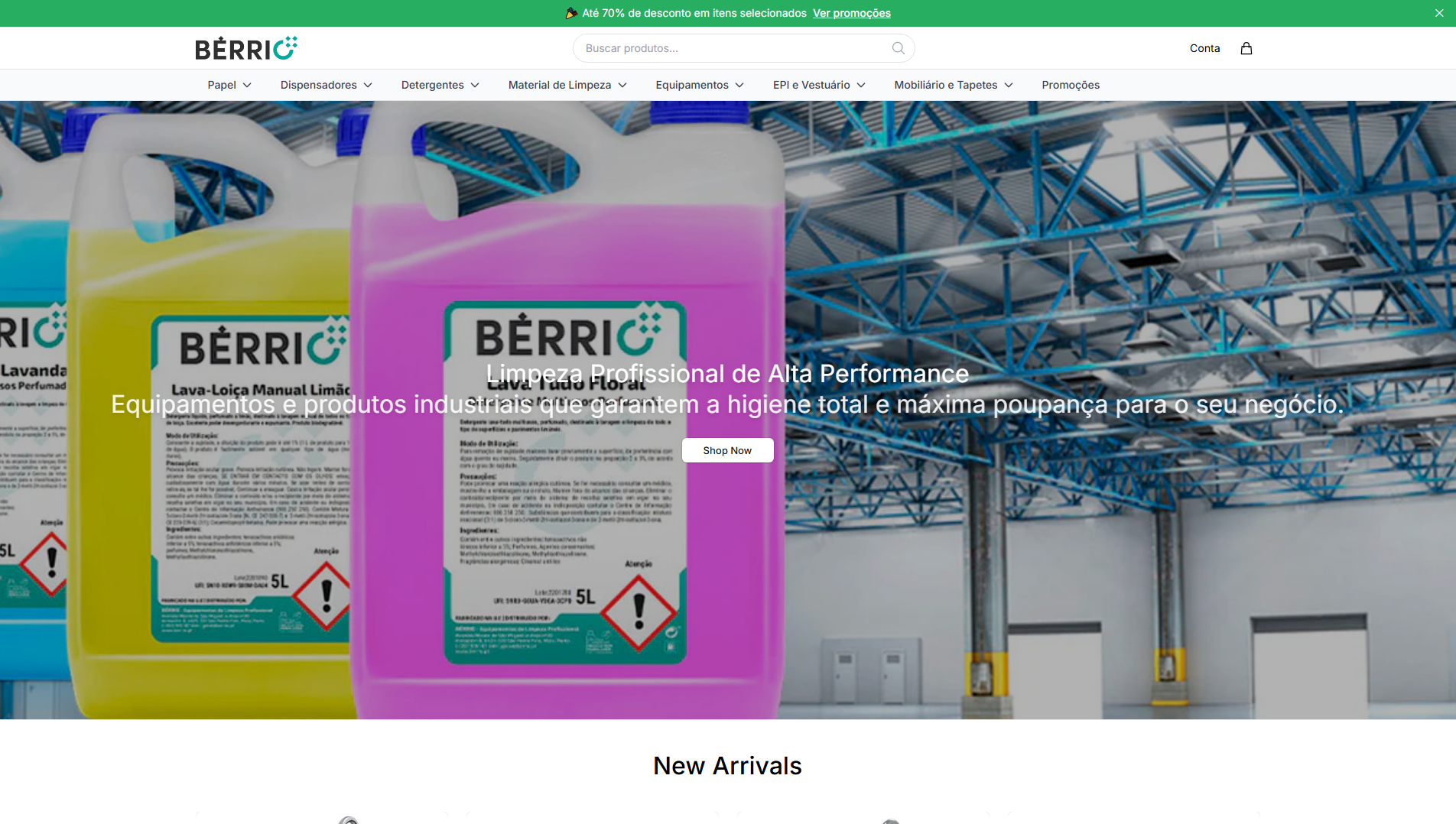 Stored capture of berrioofficial.shop