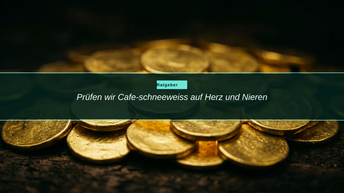 Prüfen wir Cafe-schneeweiss auf Herz und Nieren