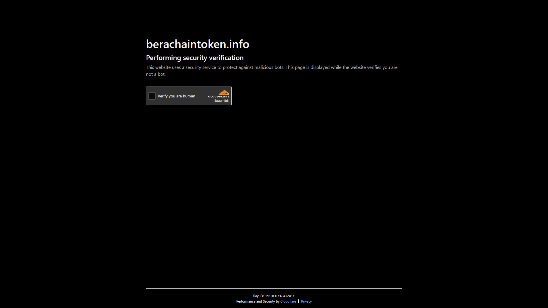 Stored capture of berachaintoken.info