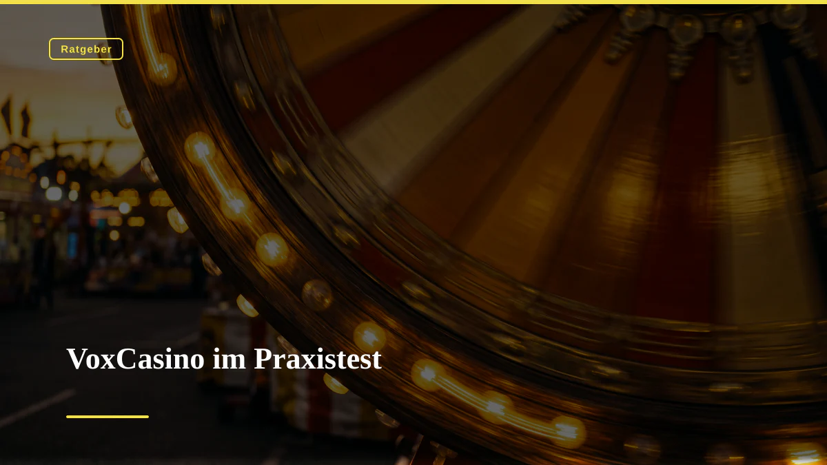 VoxCasino im Praxistest