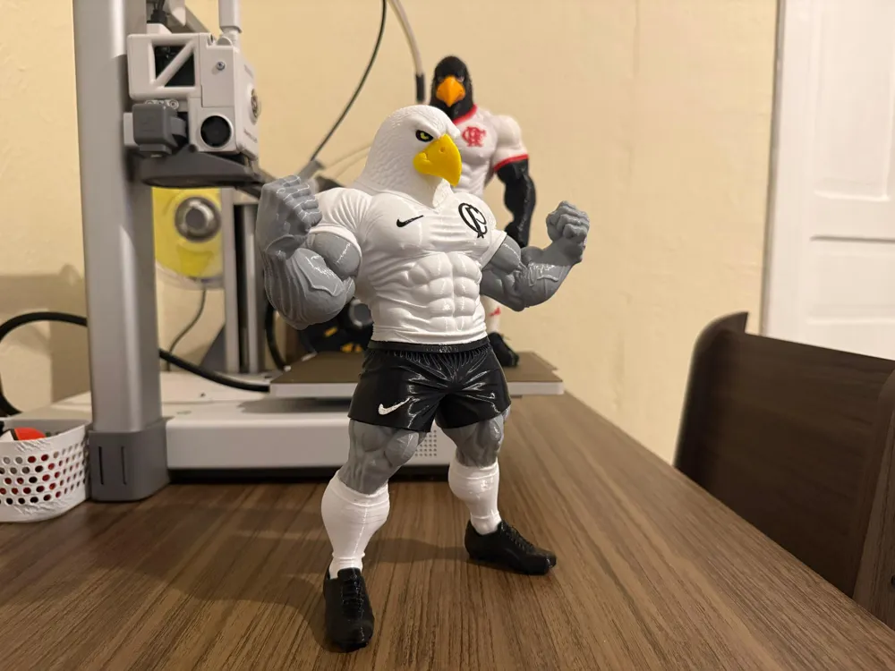 Mascote Corinthians — modelo 3D da Central do Empreendedor 3D