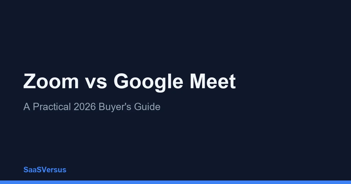 Zoom vs Google Meet