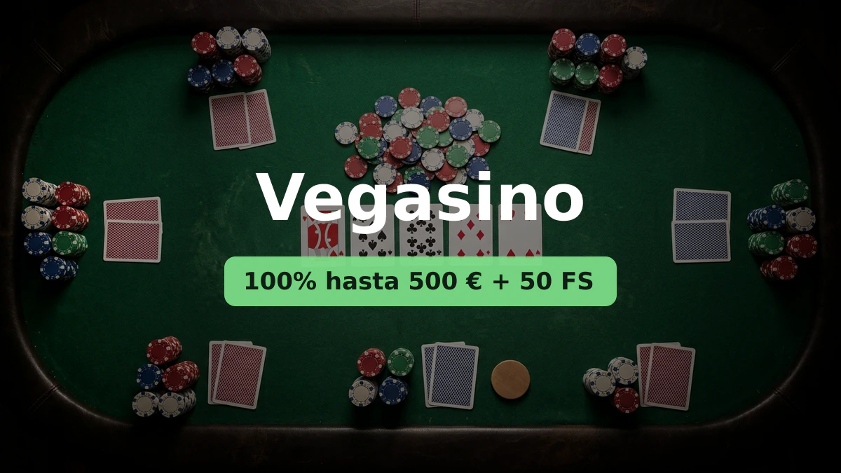 Vegasino casino — bono de bienvenida 100% hasta 500 € + 50 FS, pagos: Visa, Mastercard, Skrill, Neteller, MiFinity Vegasino casino — bono de bienvenida 100% hasta 500 € + 50 FS, pagos: Visa, Mastercard, Skrill, Neteller, MiFinity