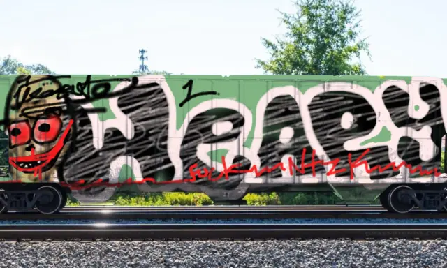 Graffiti artwork by DECAY