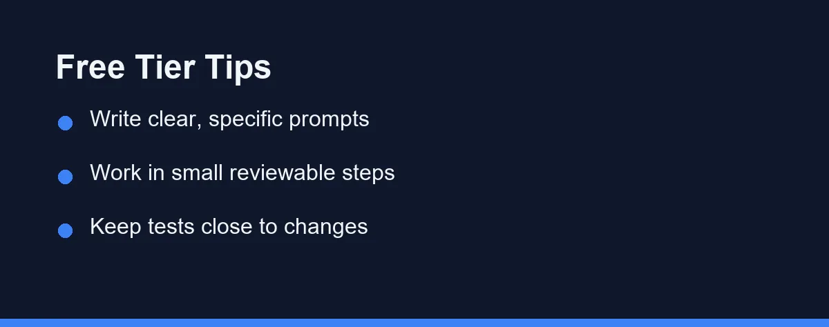 Free Tier Tips