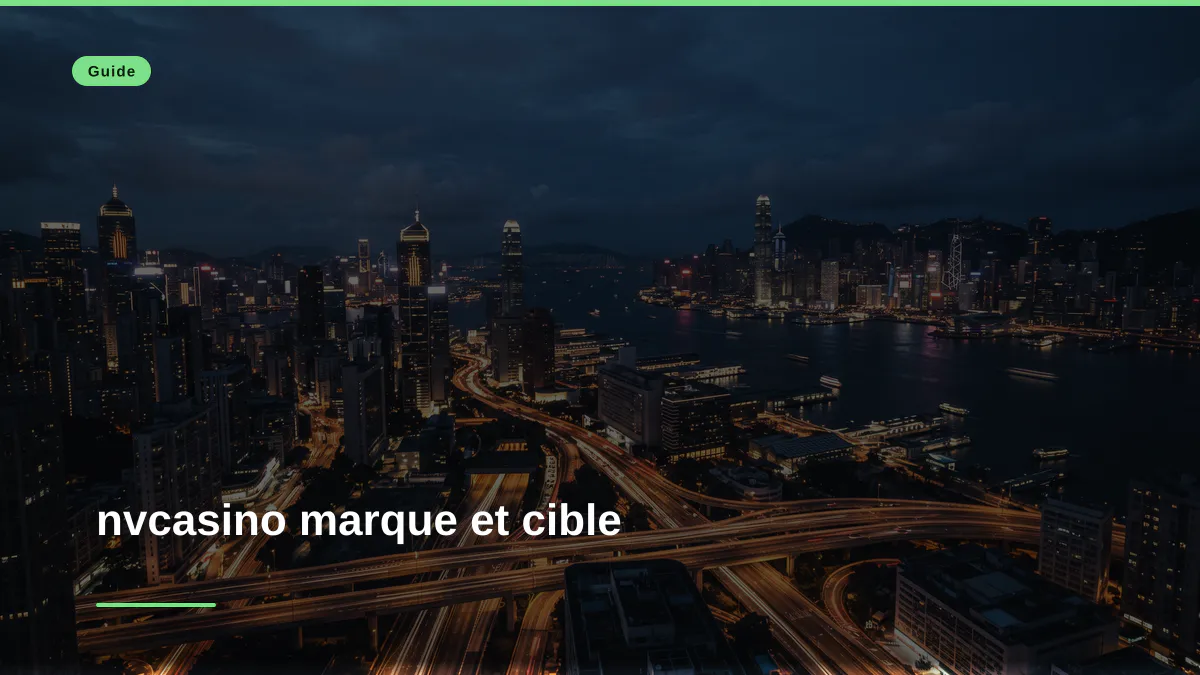 nvcasino marque et cible