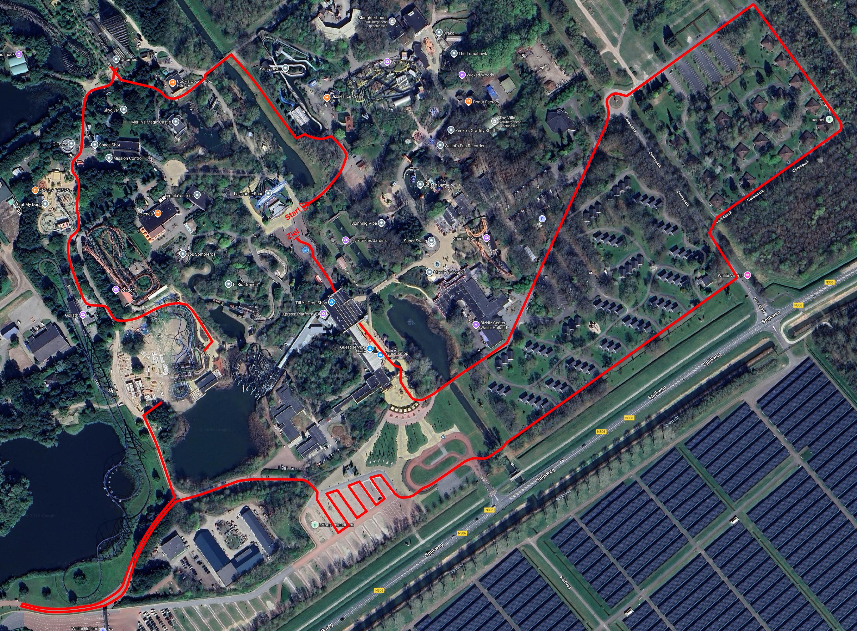 Rollercoaster-Run-Route