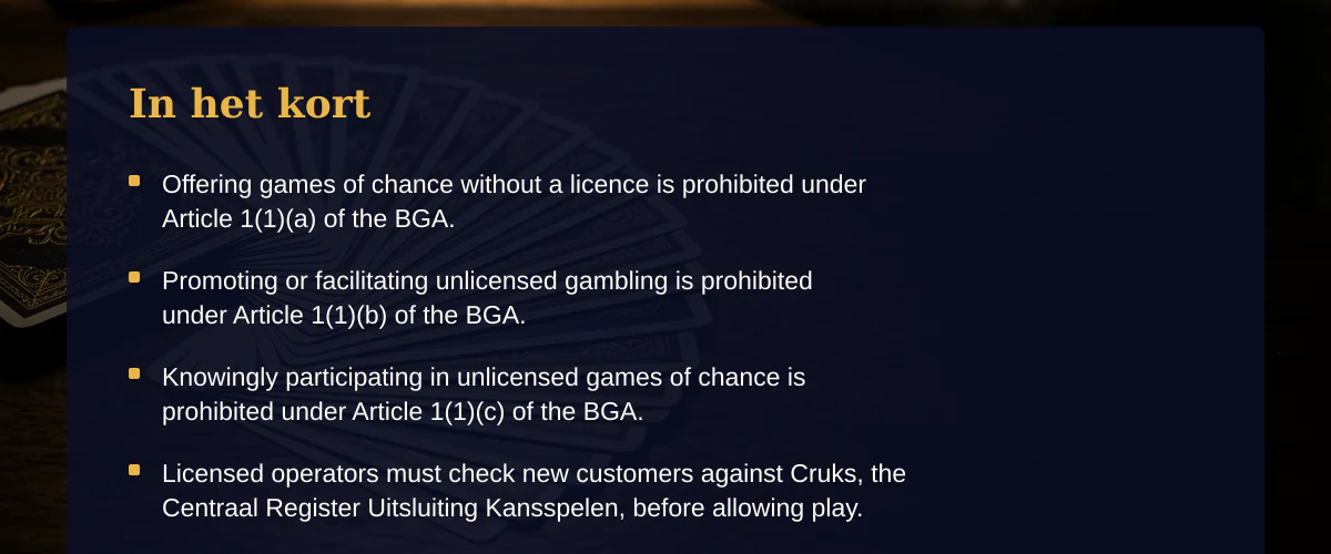 Geld terug casino — In het kort