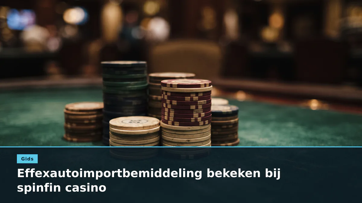 Effexautoimportbemiddeling bekeken bij spinfin casino