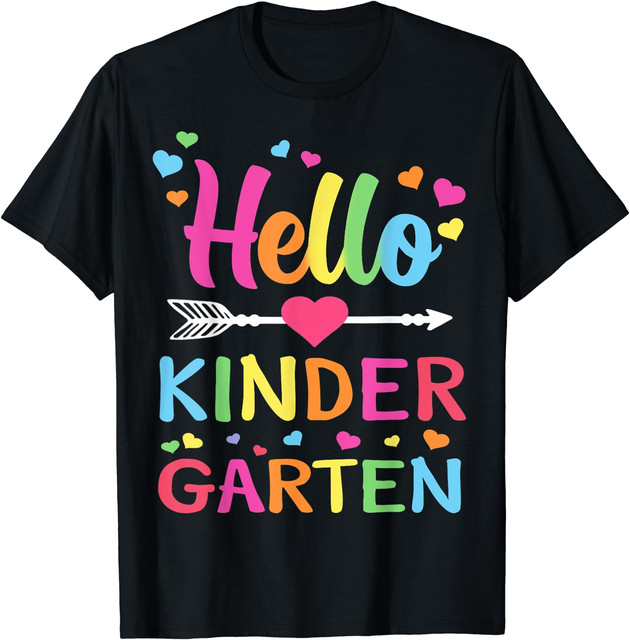 Hello Kindergarten Team Kinder School Child Gift Unisex T-Shirt