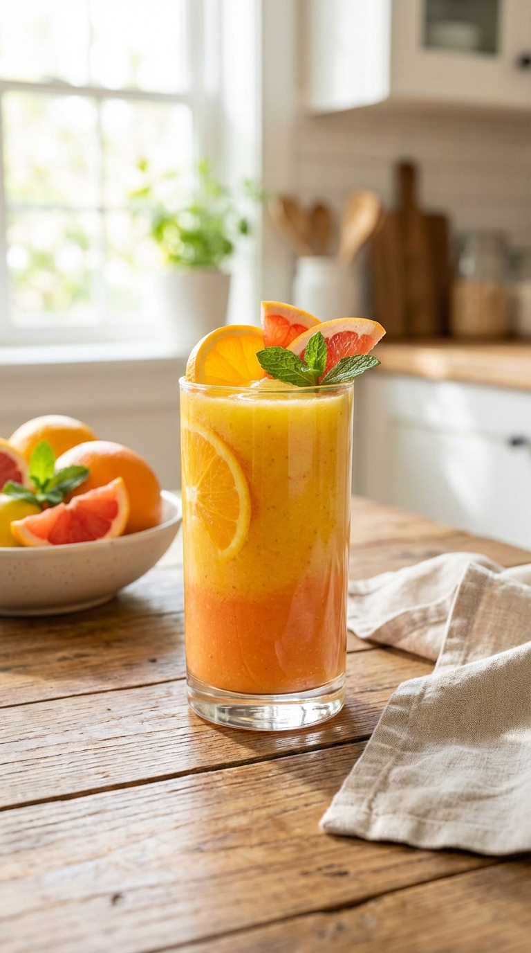 Zesty Citrus Sunrise Wake-Up — Energizing Healthy Smoothie Recipe