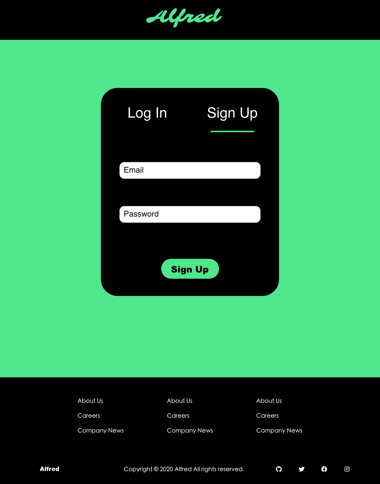 Signup