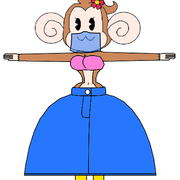 Meemee-paraskirting-and-belly-dancing