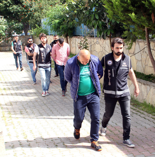 ALANYA DA SU RGT OPERASYONUNA 7 TUTUKLAMA