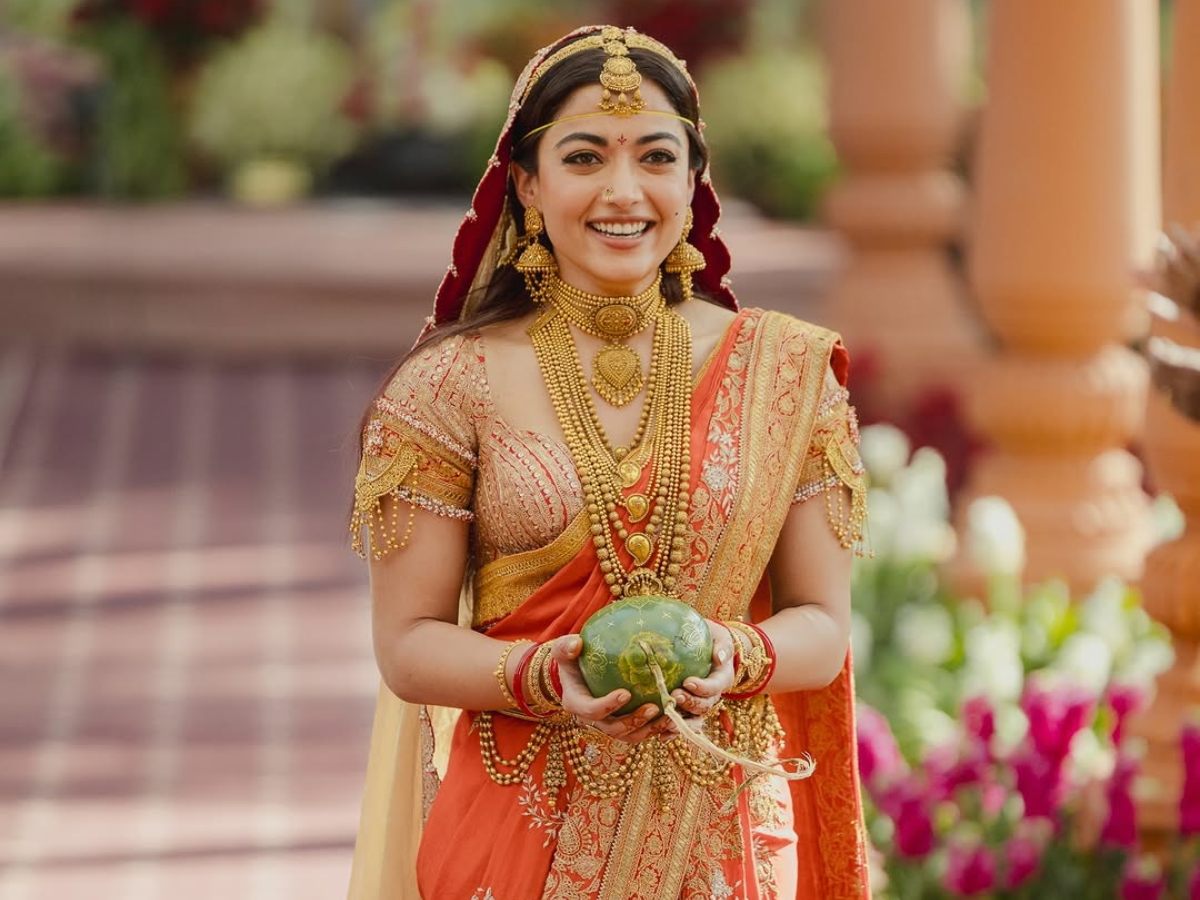 Rashmika Mandanna is the Prettiest bride with Vijay Devarakonda