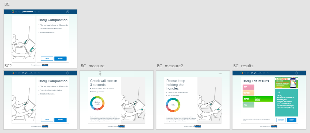 Illustration frame showing kiosk interaction guidance, second frame