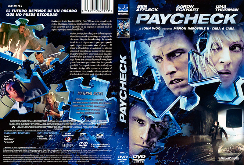 Pyche carat - Paycheck [DVD9 Full] [Pal] [Esp/Ing] [5.1] [Sub:Esp/Ing/Por] [2003] [Acción] [VS]