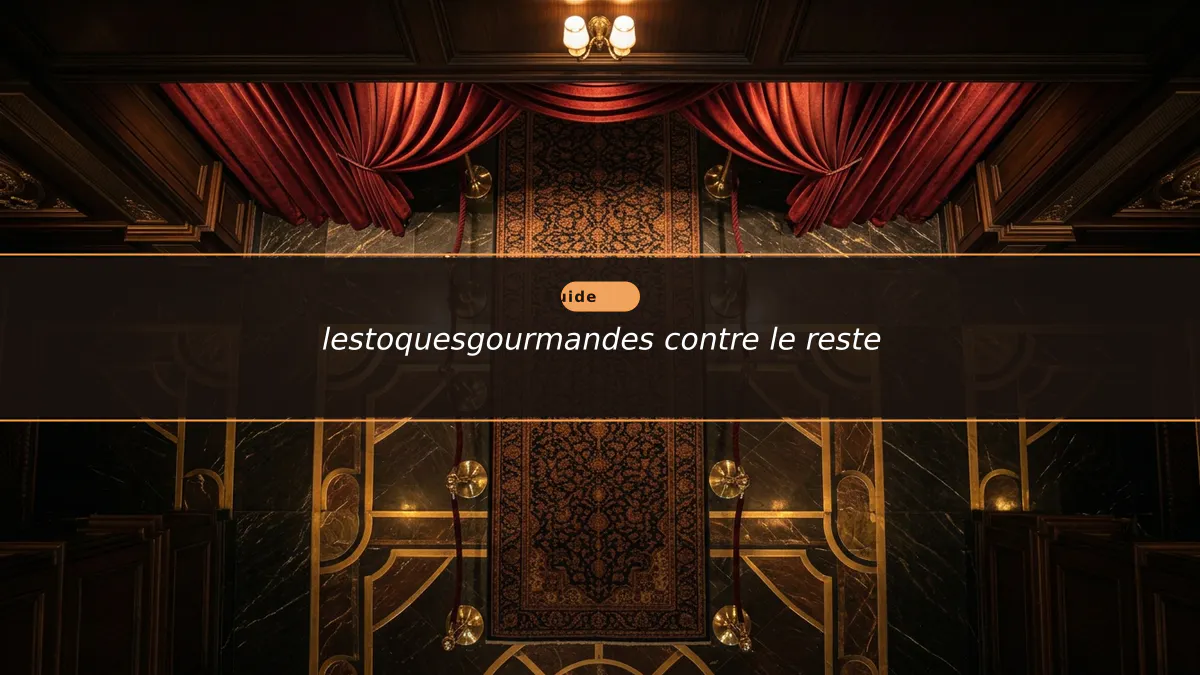 lestoquesgourmandes contre le reste