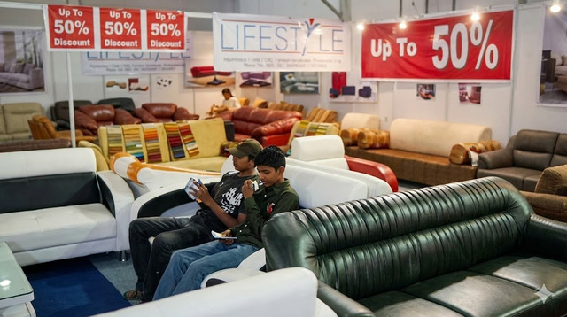 Lifestyle furniture pavilion at ICE Mega Expo
