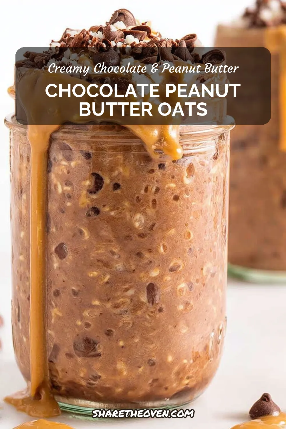 Start your day with these delicious and nutritious creamy chocolate peanut butter overnight oats. This easy homemade recipe combines rich chocolate and nutty peanut butter for a filling breakfast that fuels your morning. It's also a great way to get your protein in without any hassle. Perfect for busy mornings or meal prep, these overnight oats are sure to be a favorite! Click for the full recipe.