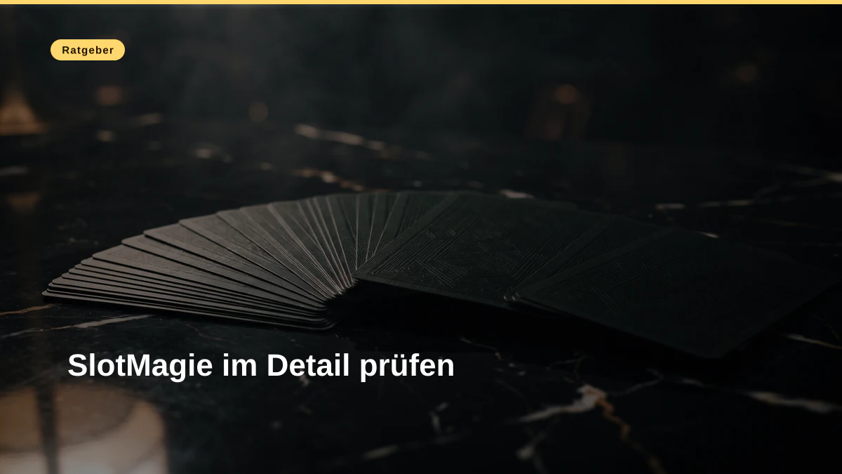 SlotMagie im Detail prüfen
