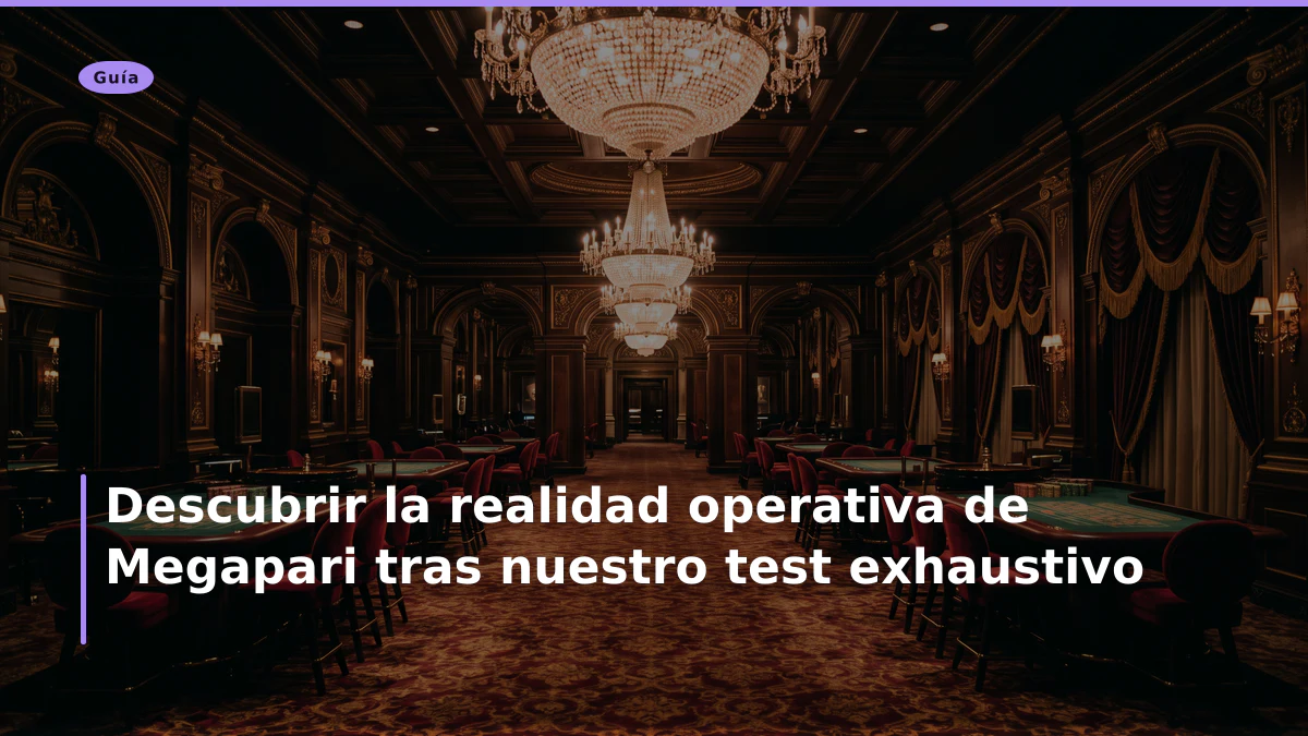 Descubrir la realidad operativa de Megapari tras nuestro test exhaustivo