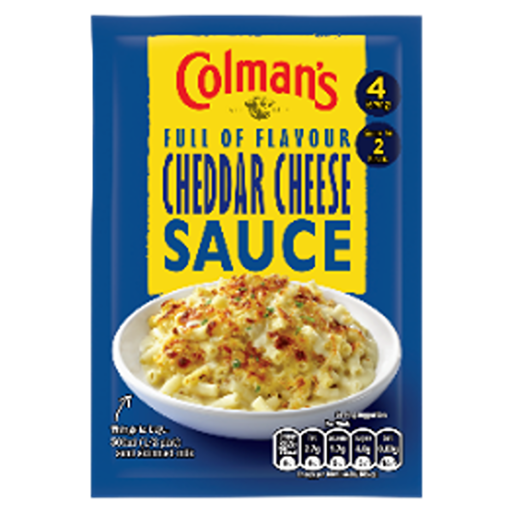 Cheddar Cheese Sauce Mix Colmans