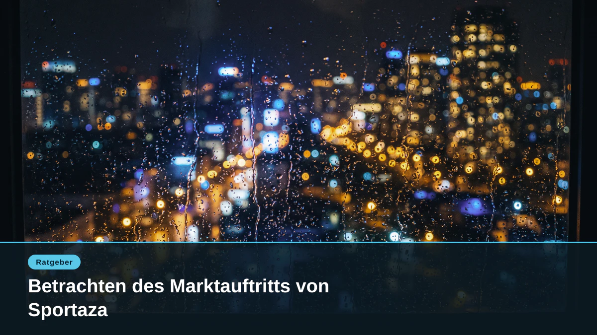 Betrachten des Marktauftritts von Sportaza