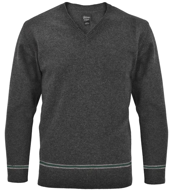 Grey Hogwarts V-Neck Jumper
