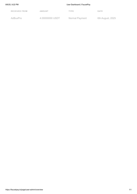 User-Dashboard-Faucet-Pay-1