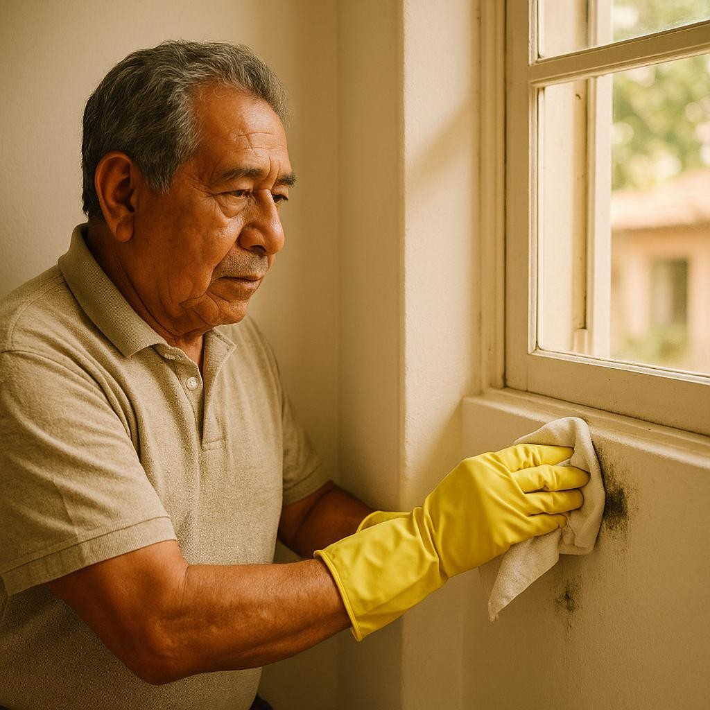 Cómo quitar el moho de la pared y evitar que vuelva